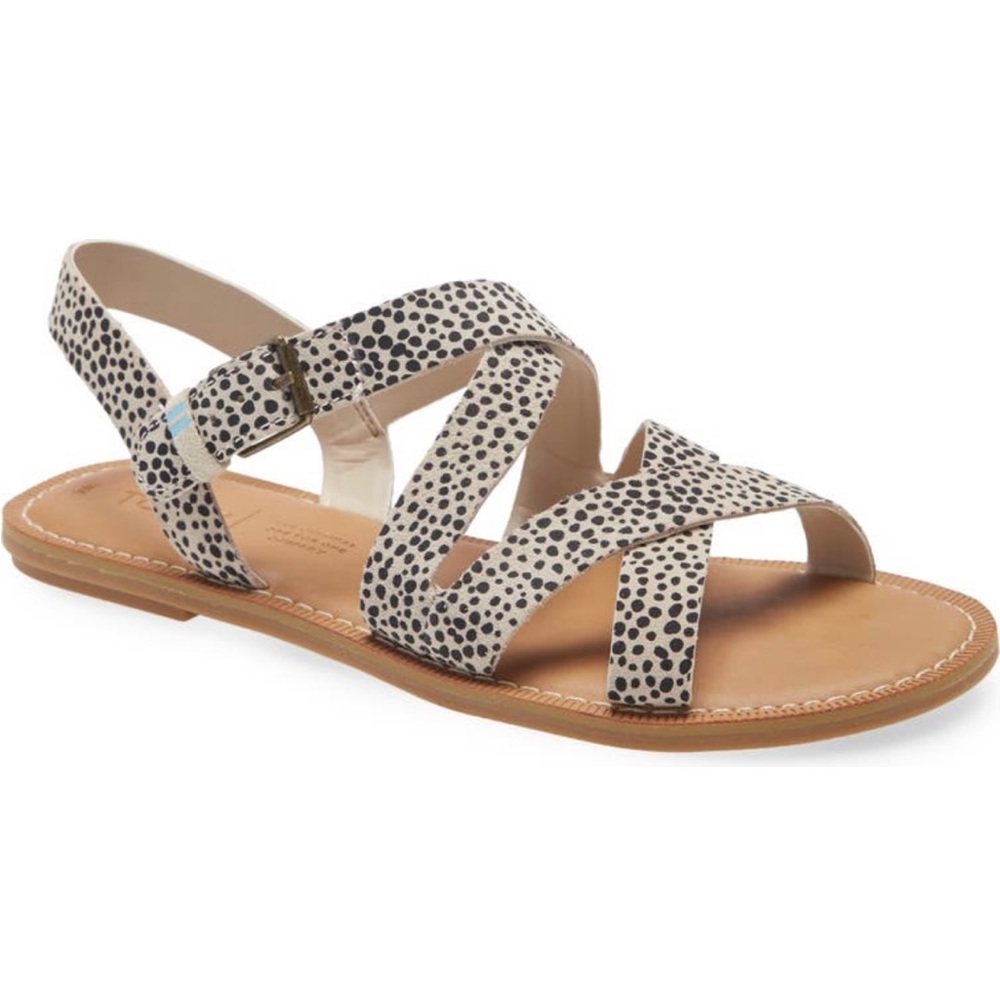 Brand new Toms Macadamia Mini Cheetah Printed suede sandals. Size 7.5